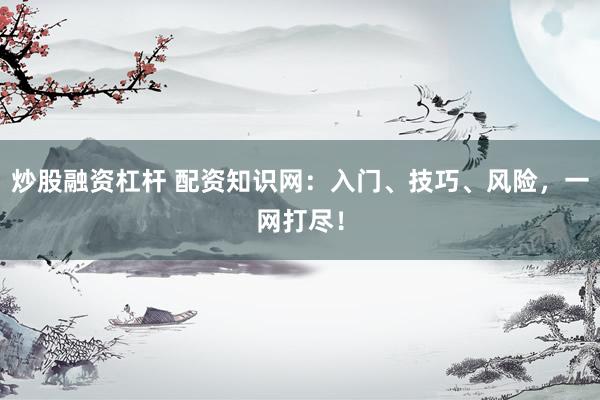 炒股融资杠杆 配资知识网：入门、技巧、风险，一网打尽！