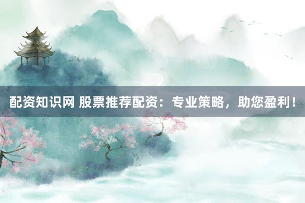 配资知识网 股票推荐配资：专业策略，助您盈利！