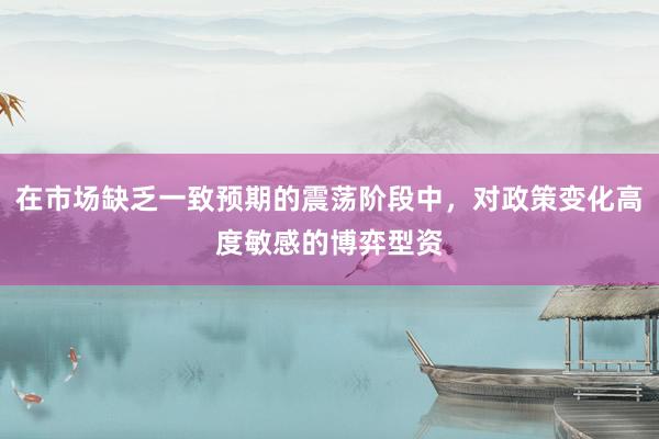在市场缺乏一致预期的震荡阶段中，对政策变化高度敏感的博弈型资
